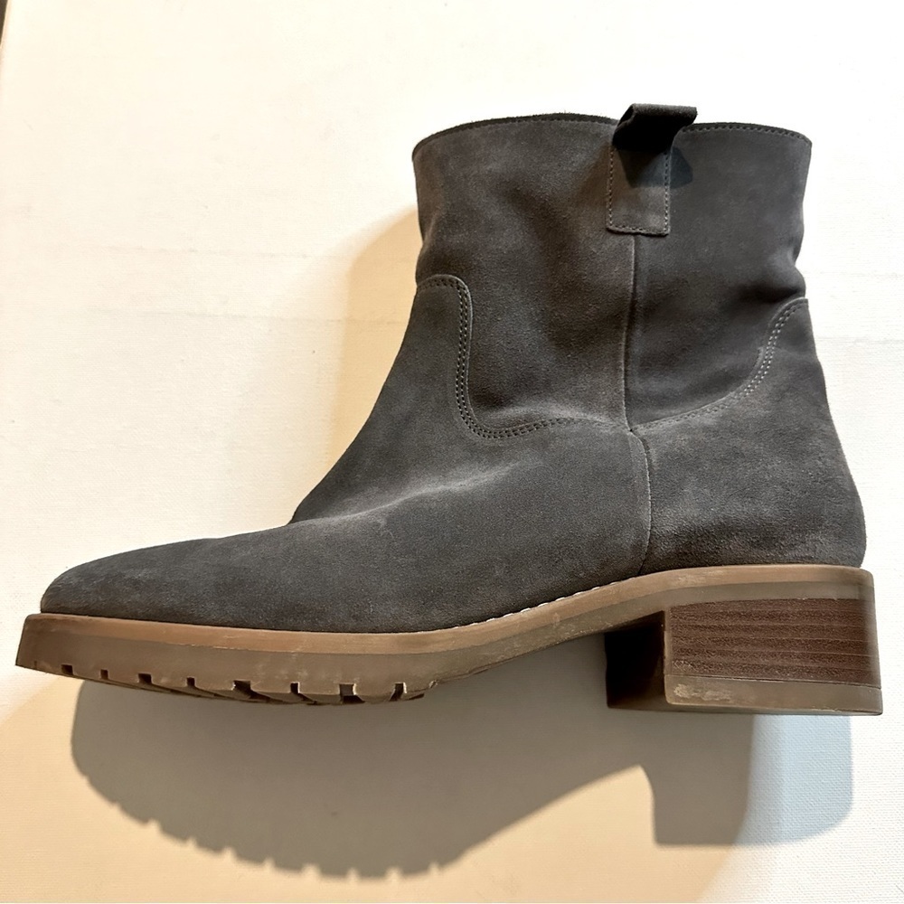 Boden Women's Grey Western Suede Pull On Ankle Boots Size US 10.5 / EU 42 - Picture 4 of 14